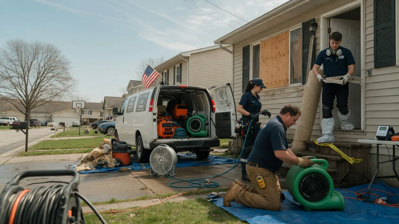 Water Damage Restoration in Stanton, MI near me